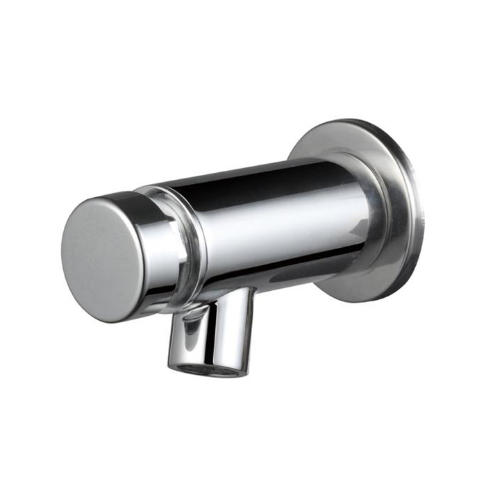 Wall mounted hand push type tap
