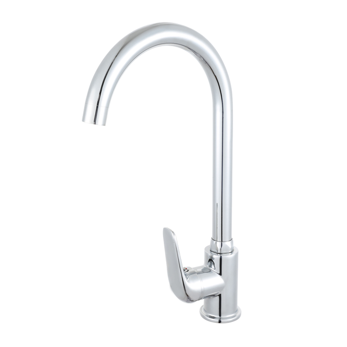 Economic zinc alloy single handle water tap for kitchen sink