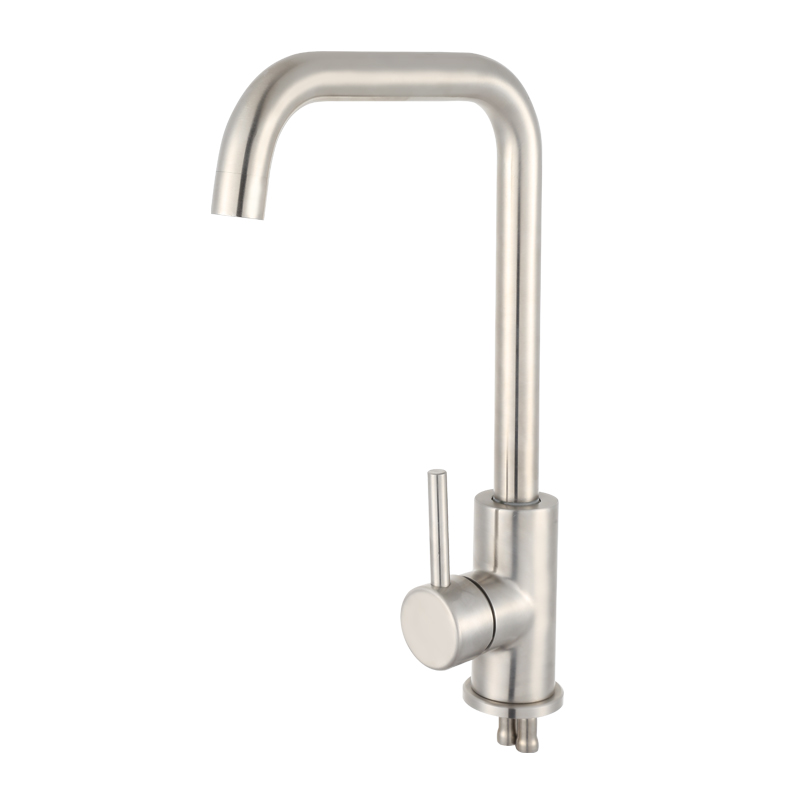 Modern 304sus commercial deck mounted kitchen mixer water tap  