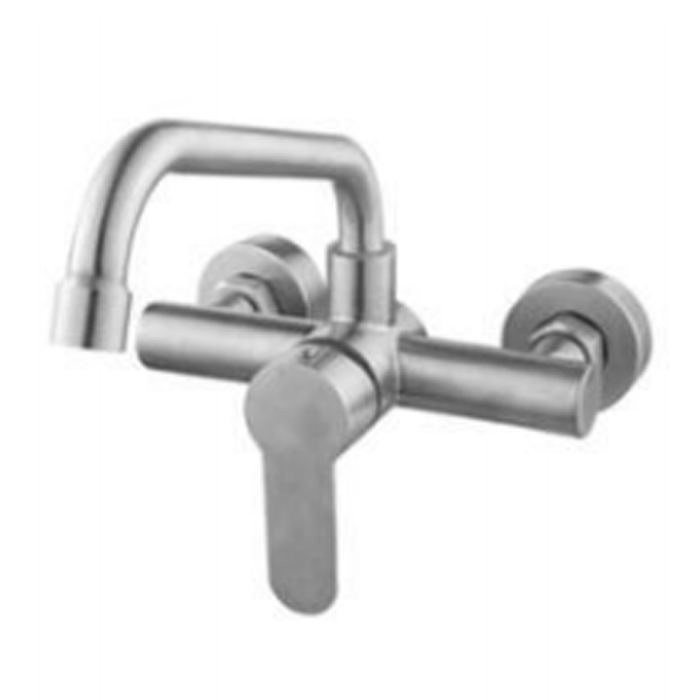 304Stainless steel wall mounted singlse handle kitchen mixer faucet