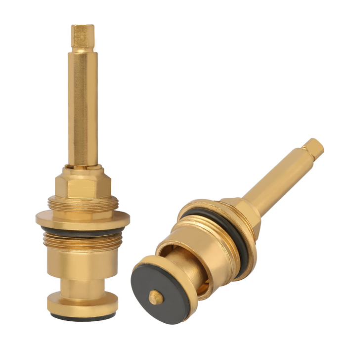 Big flow 27mm slow open brass rubber valve cartridge